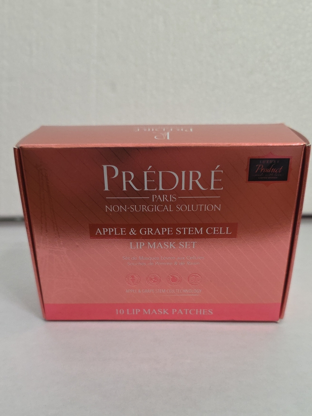 PRÉDIRÉ Apple & Grape Stem Cell Lip Mask Set — Pink Hydrating Patches